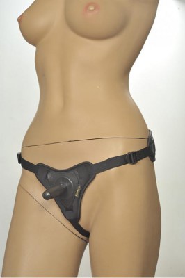 Трусики Kanikule Strap-on Harness vac-u-lock Anatomic Thong черный